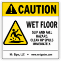 caution-wet-floor Sign | 24" x 36" | 030 Magnetic