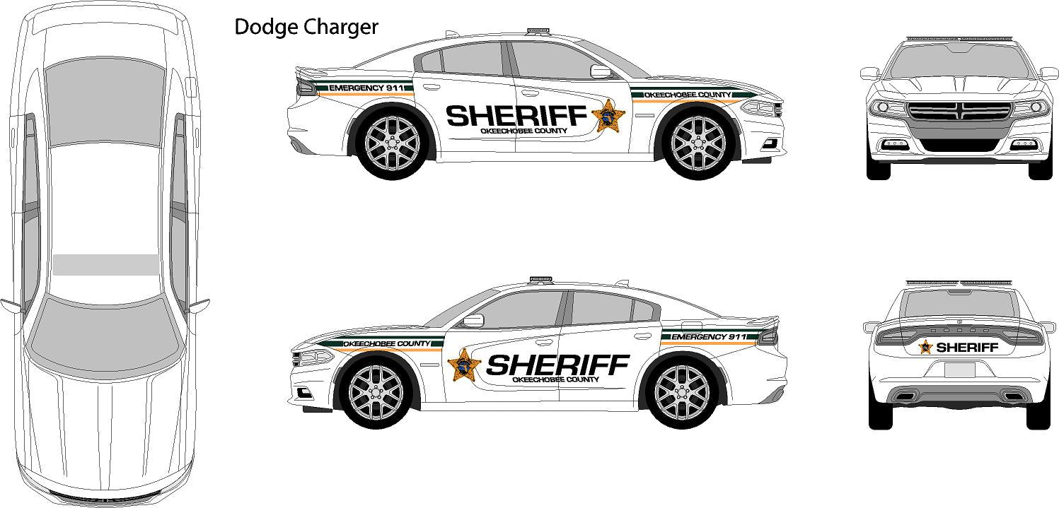 Dodge Charger Decal Graphics Kit – Medium