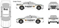 Dodge Charger Decal Graphics Kit – Medium