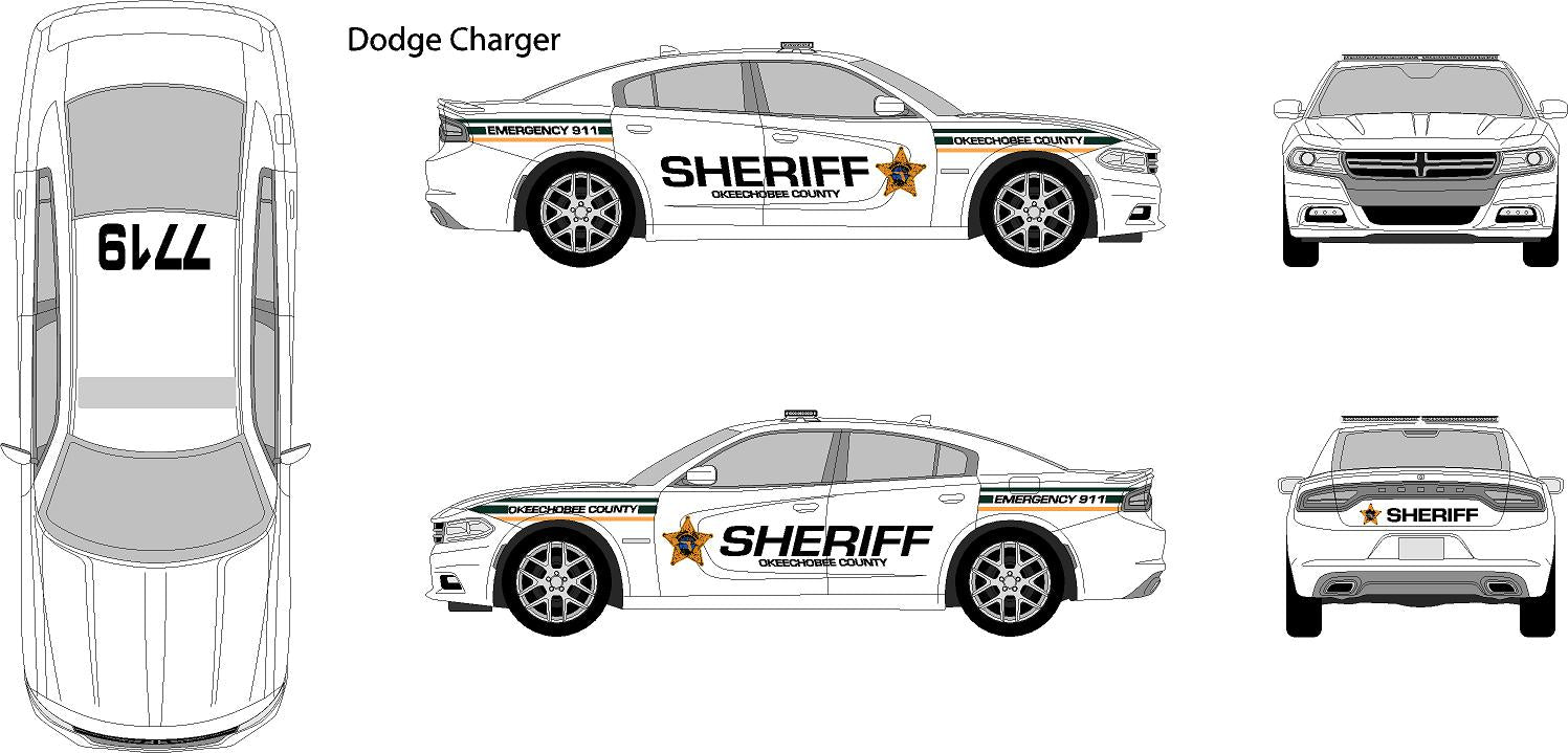Dodge Charger Decal Graphics Kit – Medium