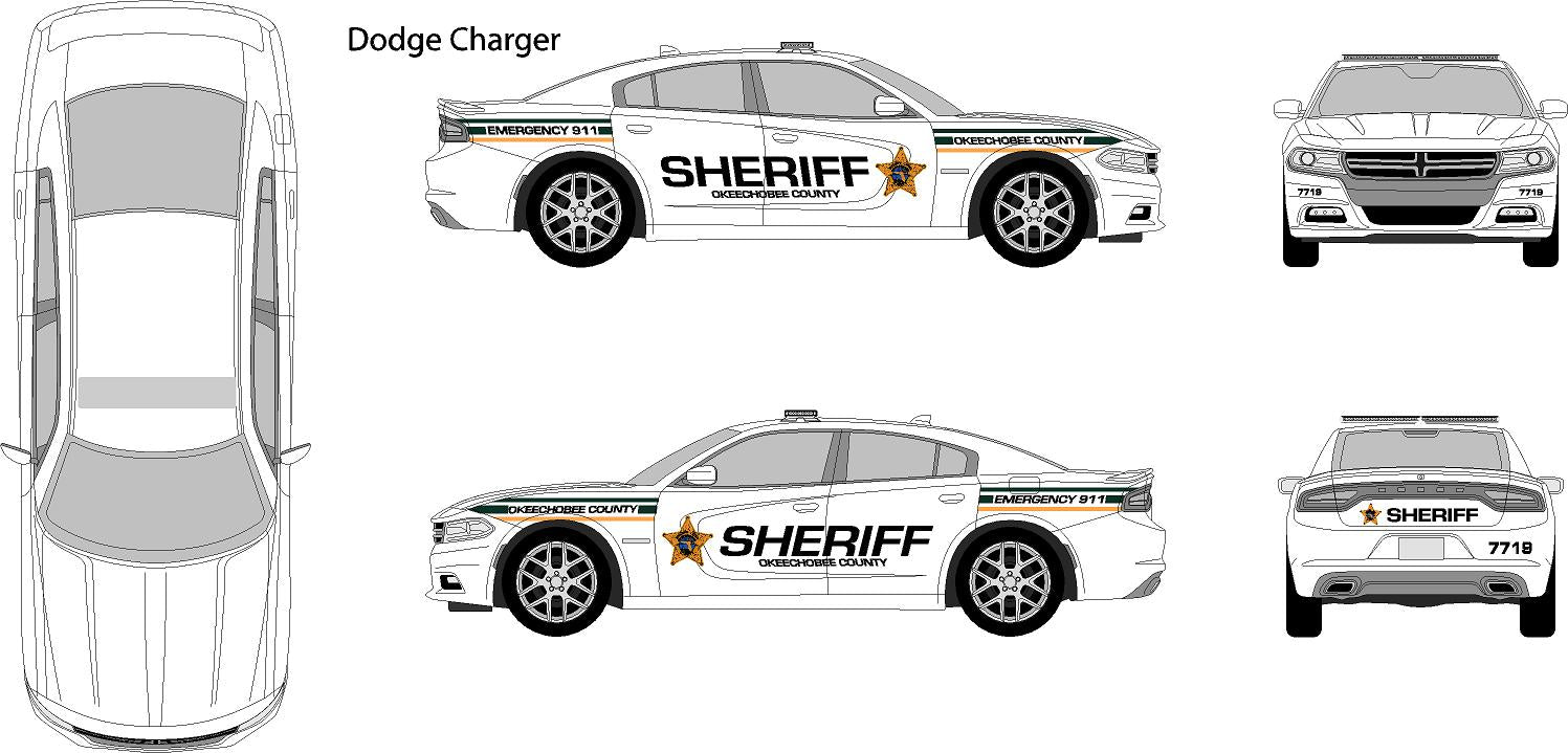 Dodge Charger Decal Graphics Kit – Medium