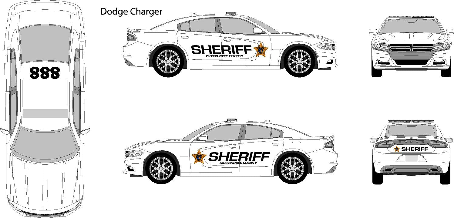 Dodge Charger Decal Graphics Kit – Small