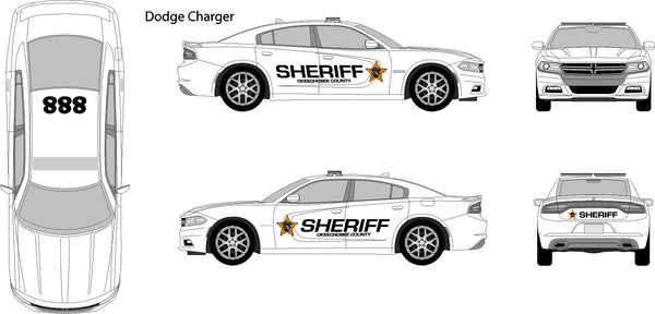 Dodge Charger Decal Graphics Kit – Small