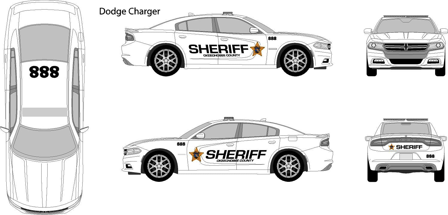 Dodge Charger Decal Graphics Kit – Small