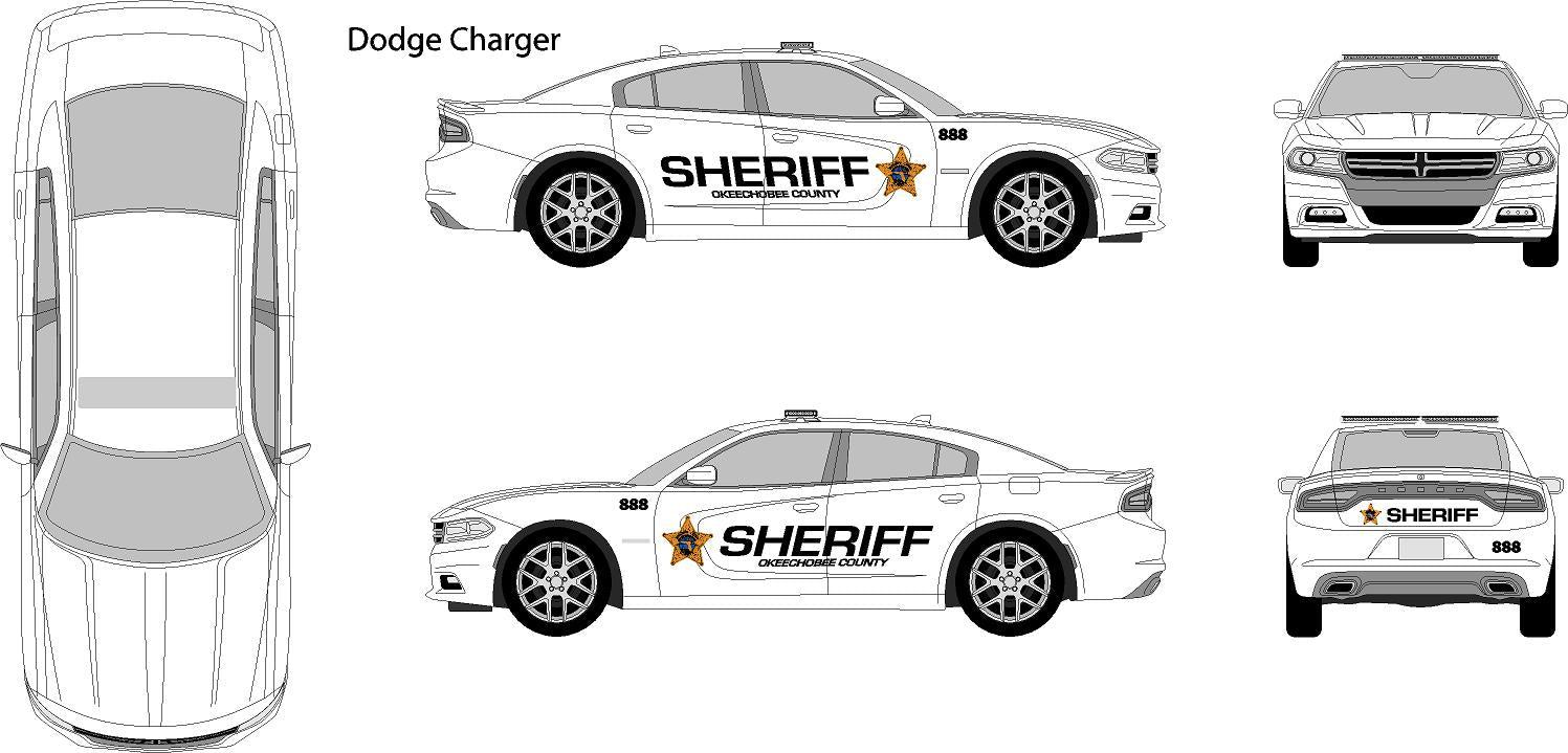 Dodge Charger Decal Graphics Kit – Small
