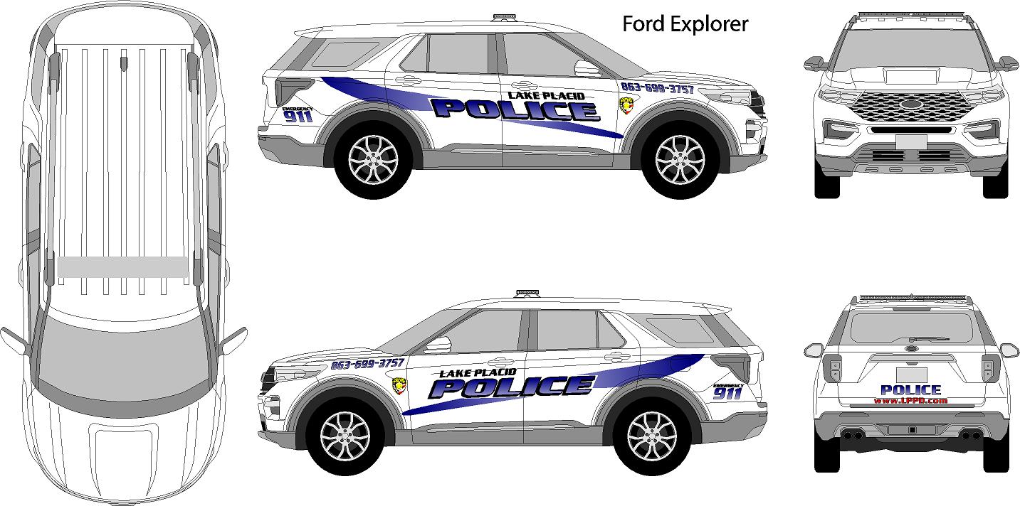 Ford Interceptor Decal Graphics Kit – Custom Print
