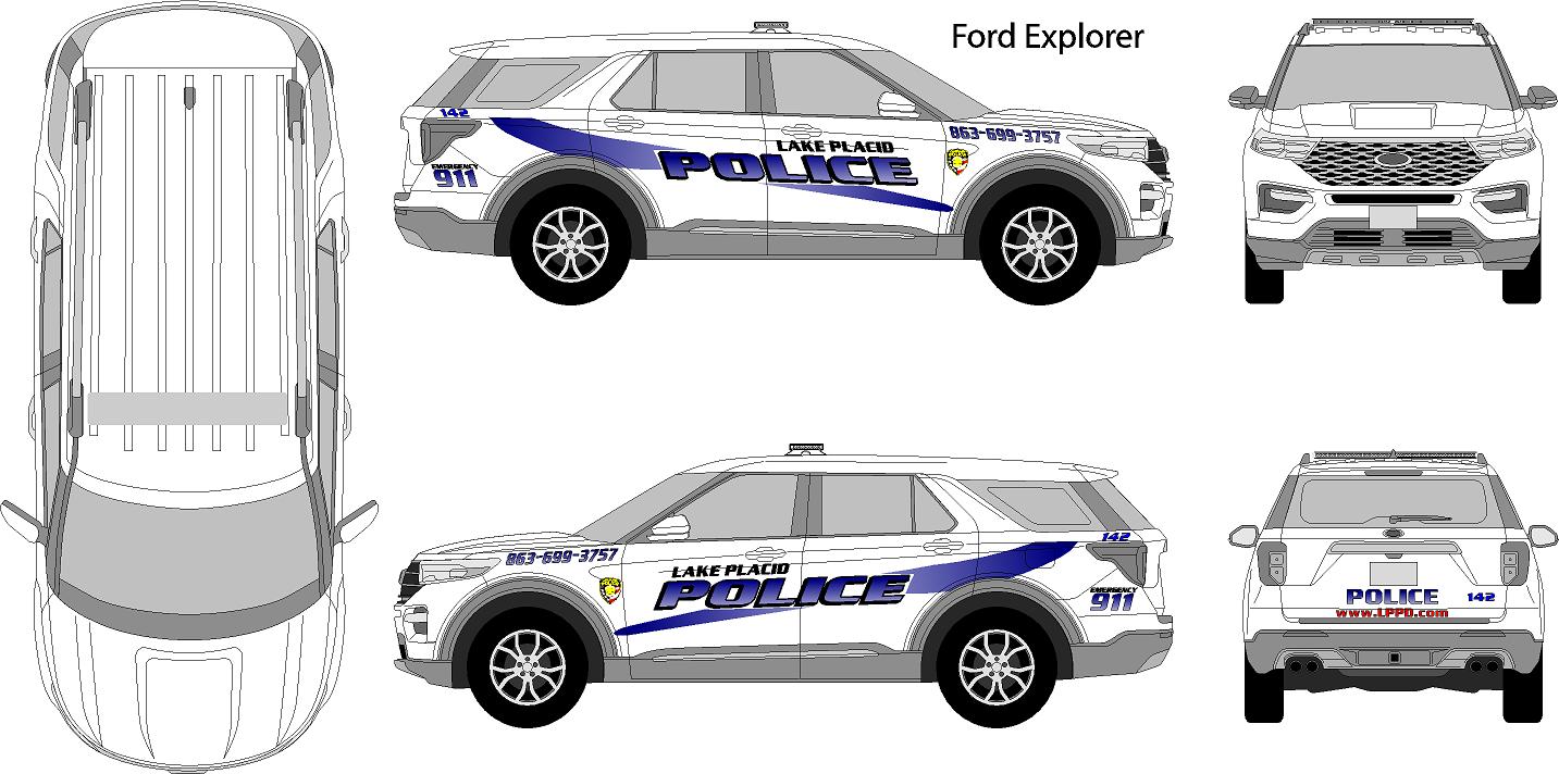 Ford Interceptor Decal Graphics Kit – Custom Print
