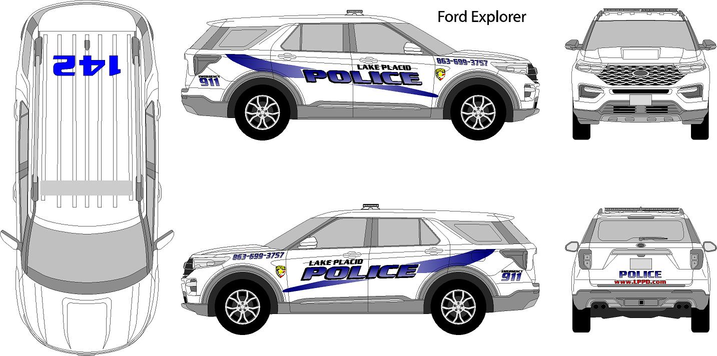 Ford Interceptor Decal Graphics Kit – Custom Print