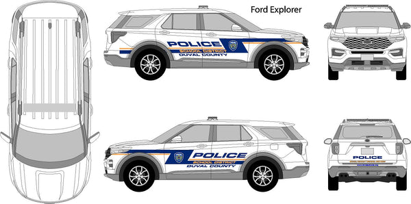 Ford Interceptor Decal Graphics Kit – Large