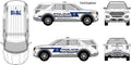 Ford Interceptor Decal Graphics Kit – Large