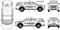 Ford Interceptor Decal Graphics Kit – Medium
