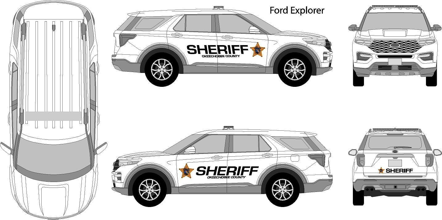 Ford Interceptor Decal Graphics Kit – Small