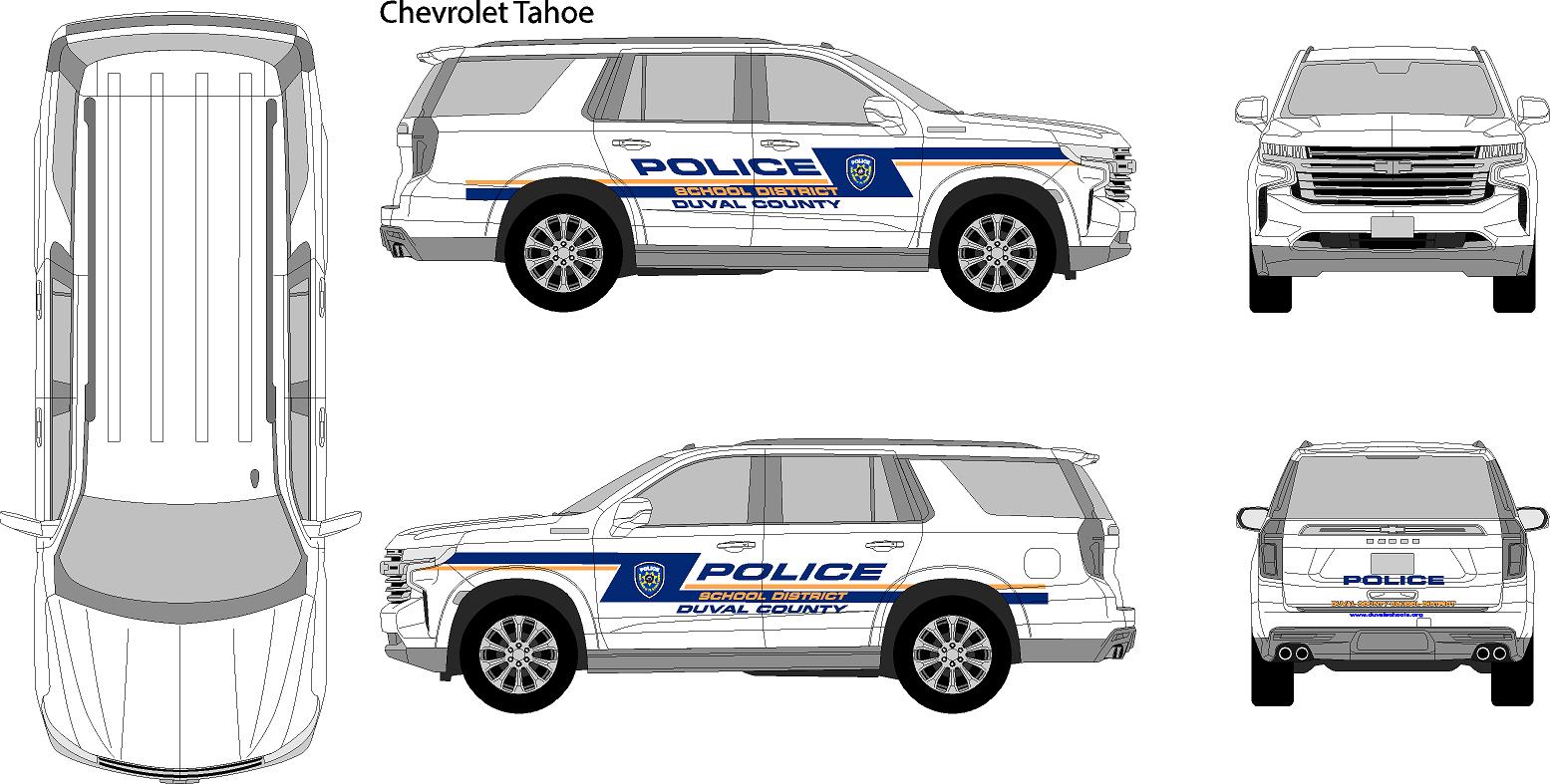 Chevrolet Tahoe  Decal Graphics Kit – Large