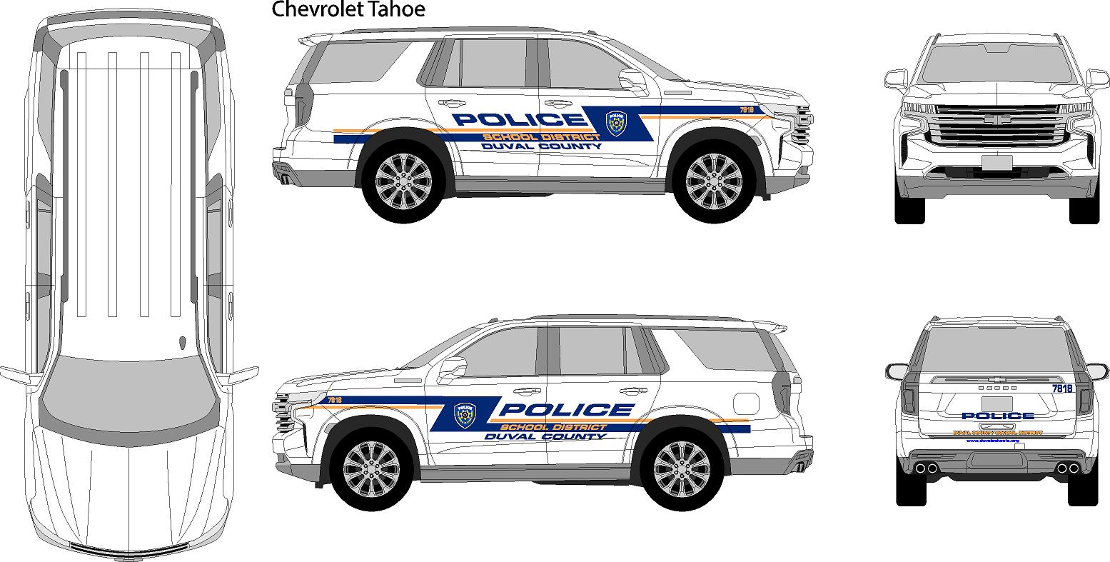 Chevrolet Tahoe  Decal Graphics Kit – Large