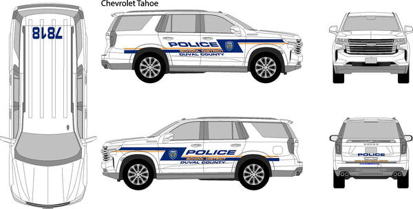 Chevrolet Tahoe  Decal Graphics Kit – Large
