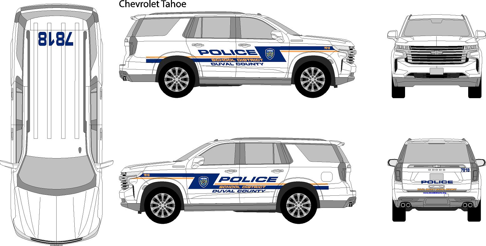 Chevrolet Tahoe  Decal Graphics Kit – Large