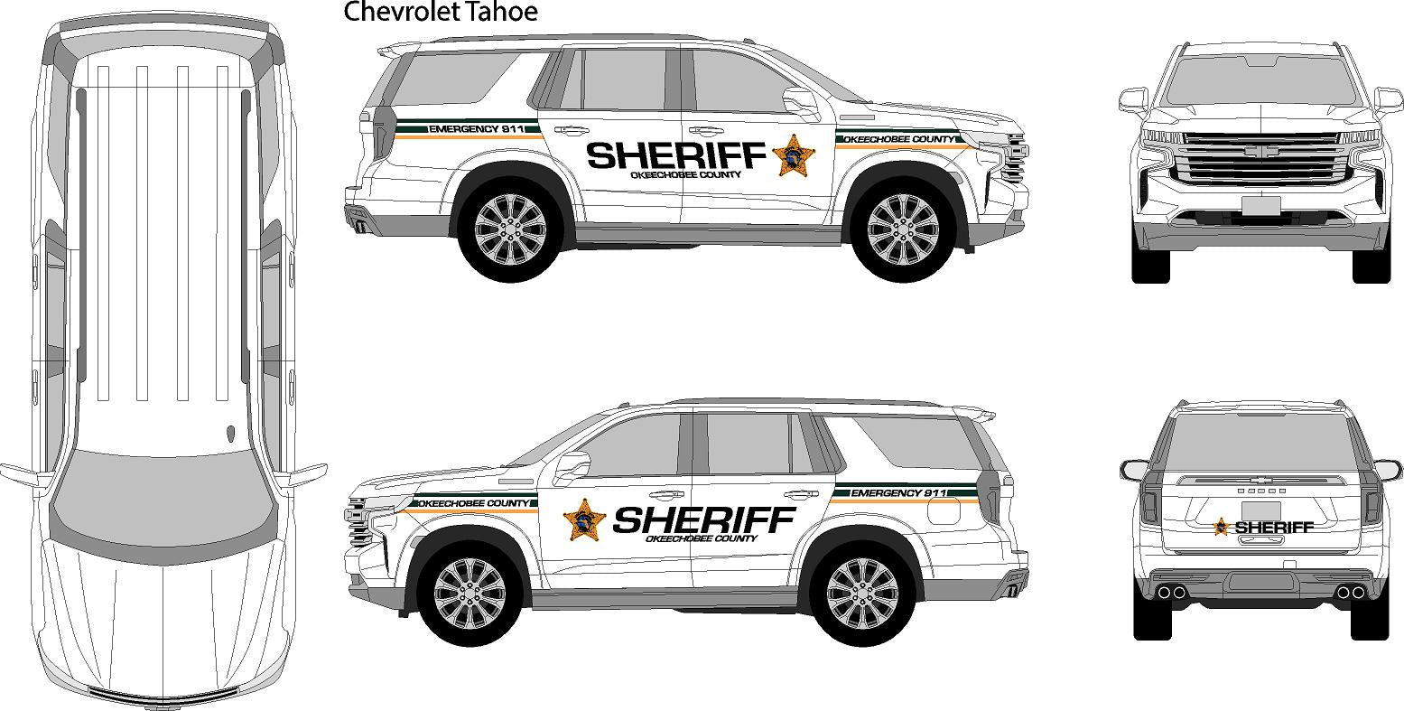 Chevrolet Tahoe Decal Graphics Kit – Medium