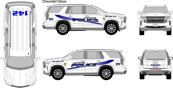 Chevrolet Tahoe Decal Graphics Kit – Custom Print