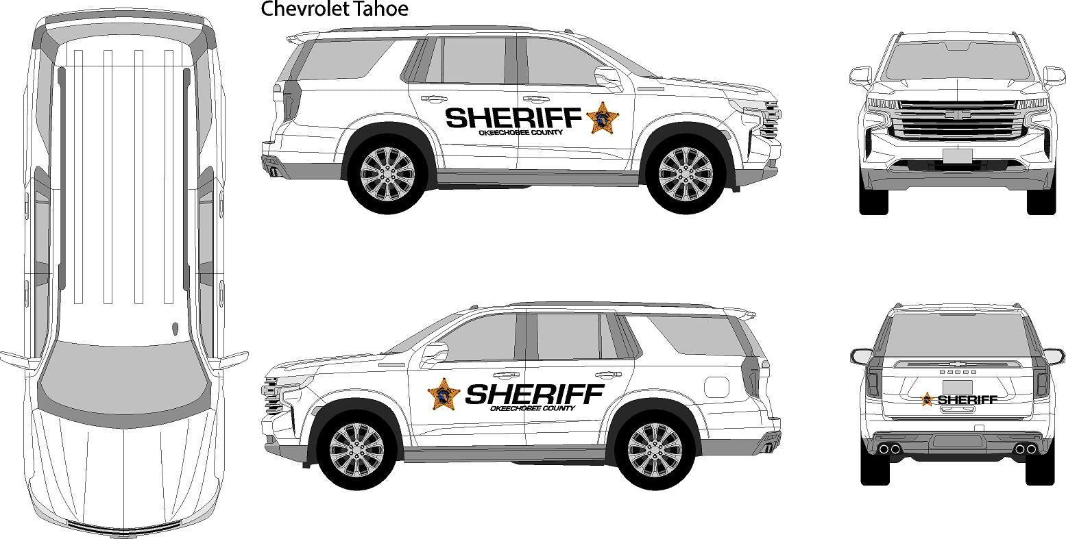 Chevrolet Tahoe Decal Graphics Kit – Small