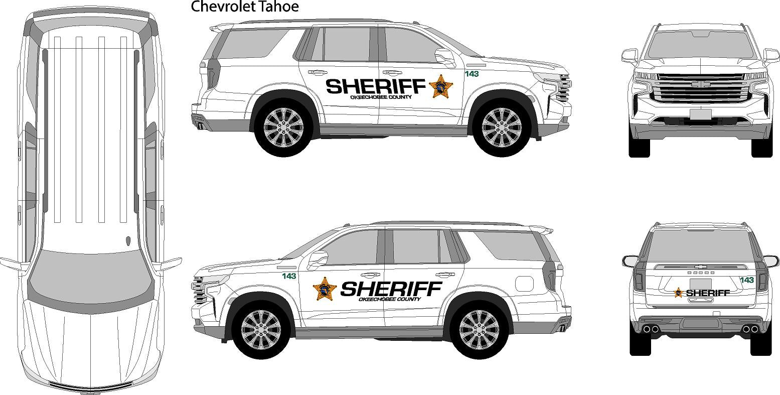 Chevrolet Tahoe Decal Graphics Kit – Small