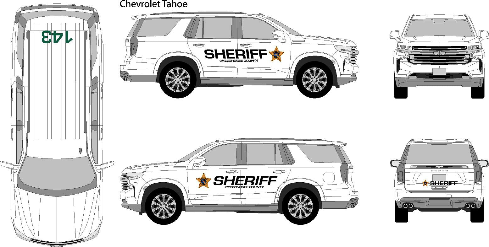 Chevrolet Tahoe Decal Graphics Kit – Small