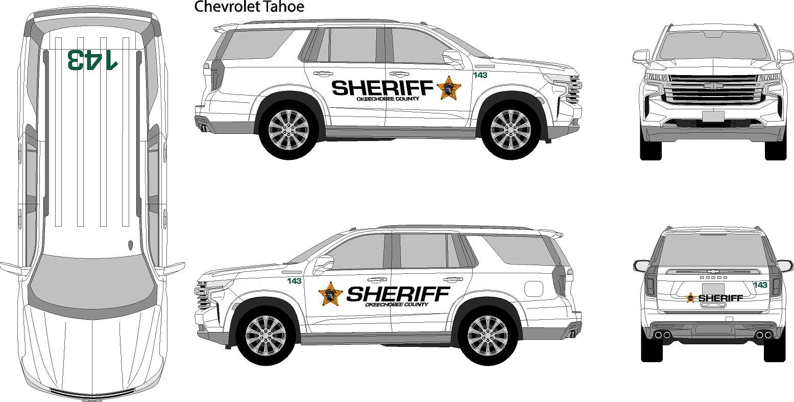 Chevrolet Tahoe Decal Graphics Kit – Small