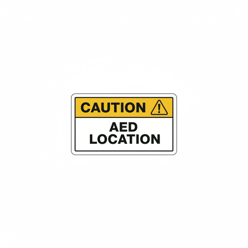caution-aed-location Sign | 24" x 36" | 030 Magnetic