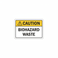 caution-biohazard-waste Sign | 24" x 36" | 030 Magnetic