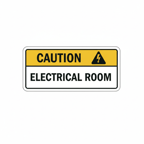 caution-electrical-room Sign | 24" x 36" | 030 Magnetic