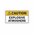 caution-explosive-atmosphere Sign | 24" x 36" | 030 Magnetic