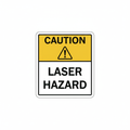caution-laser-hazard Sign | 24" x 36" | 030 Magnetic