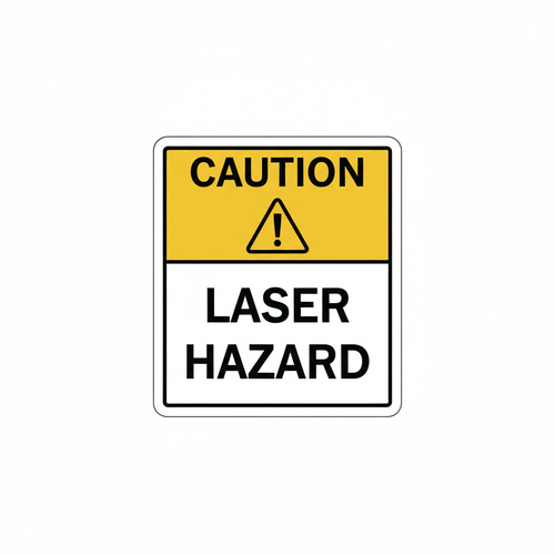 caution-laser-hazard Sign | 24" x 36" | 030 Magnetic