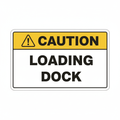 caution-loading-dock Sign | 24" x 36" | 030 Magnetic