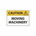 caution-moving-machinery Sign | 24" x 36" | 030 Magnetic