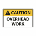caution-overhead-work Sign | 24" x 36" | 030 Magnetic