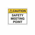 caution-safety-meeting-point Sign | 24" x 36" | 030 Magnetic