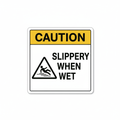 caution-slippery-when-wet Sign | 24" x 36" | 030 Magnetic