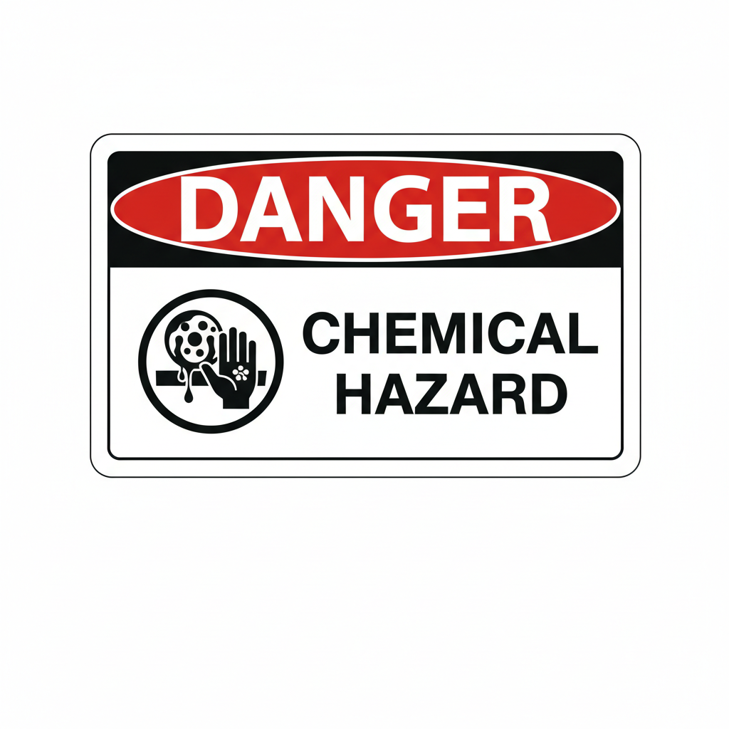 danger-chemical-hazard Sign | 24" x 36" | 030 Magnetic