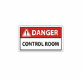 danger-control-room Sign | 24" x 36" | 030 Magnetic