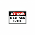 danger-crane-swing-radius Sign | 24" x 36" | 030 Magnetic