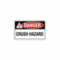 danger-crush-hazard Sign | 24" x 36" | 030 Magnetic