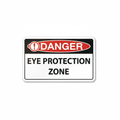 danger-eye-protection-zone Sign | 24" x 36" | 030 Magnetic