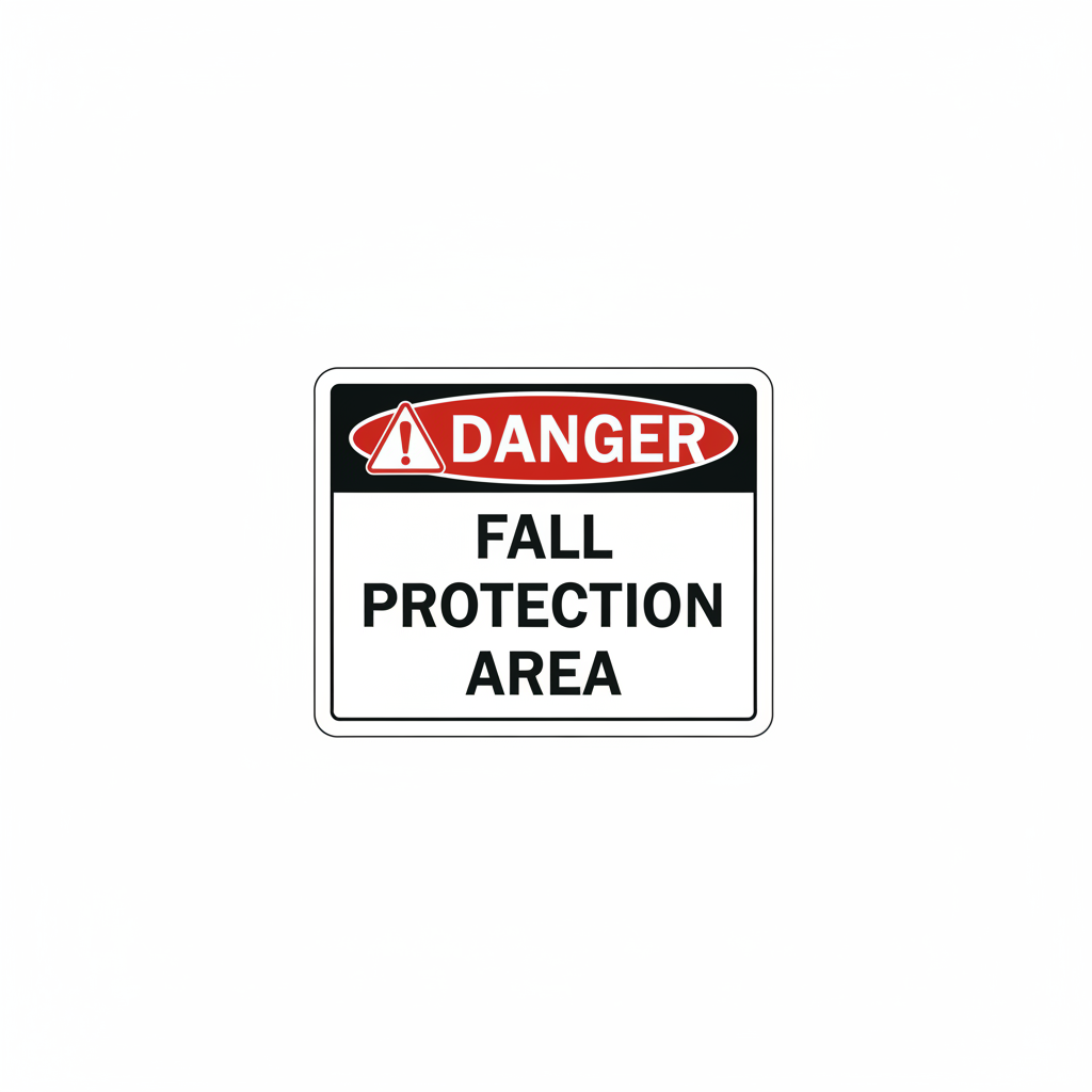danger-fall-protection-area Sign | 24" x 36" | 030 Magnetic