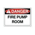 danger-fire-pump-room Sign | 24" x 36" | 030 Magnetic