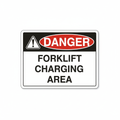 danger-forklift-charging-area Sign | 24" x 36" | 030 Magnetic