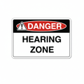 danger-hearing-zone Sign | 24" x 36" | 030 Magnetic