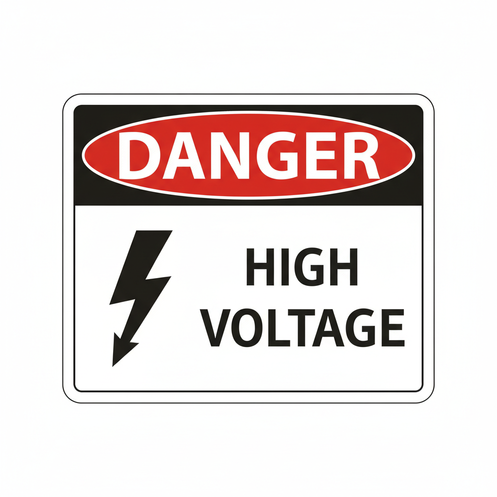 danger-high-voltage Sign | 24" x 36" | 030 Magnetic