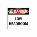 danger-low-headroom Sign | 24" x 36" | 030 Magnetic
