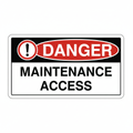 danger-maintenance-access Sign | 24" x 36" | 030 Magnetic