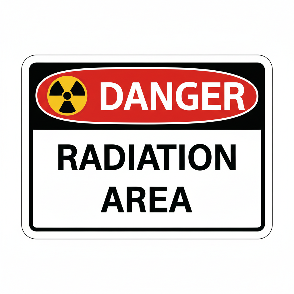 danger-radiation-area Sign | 24" x 36" | 030 Magnetic
